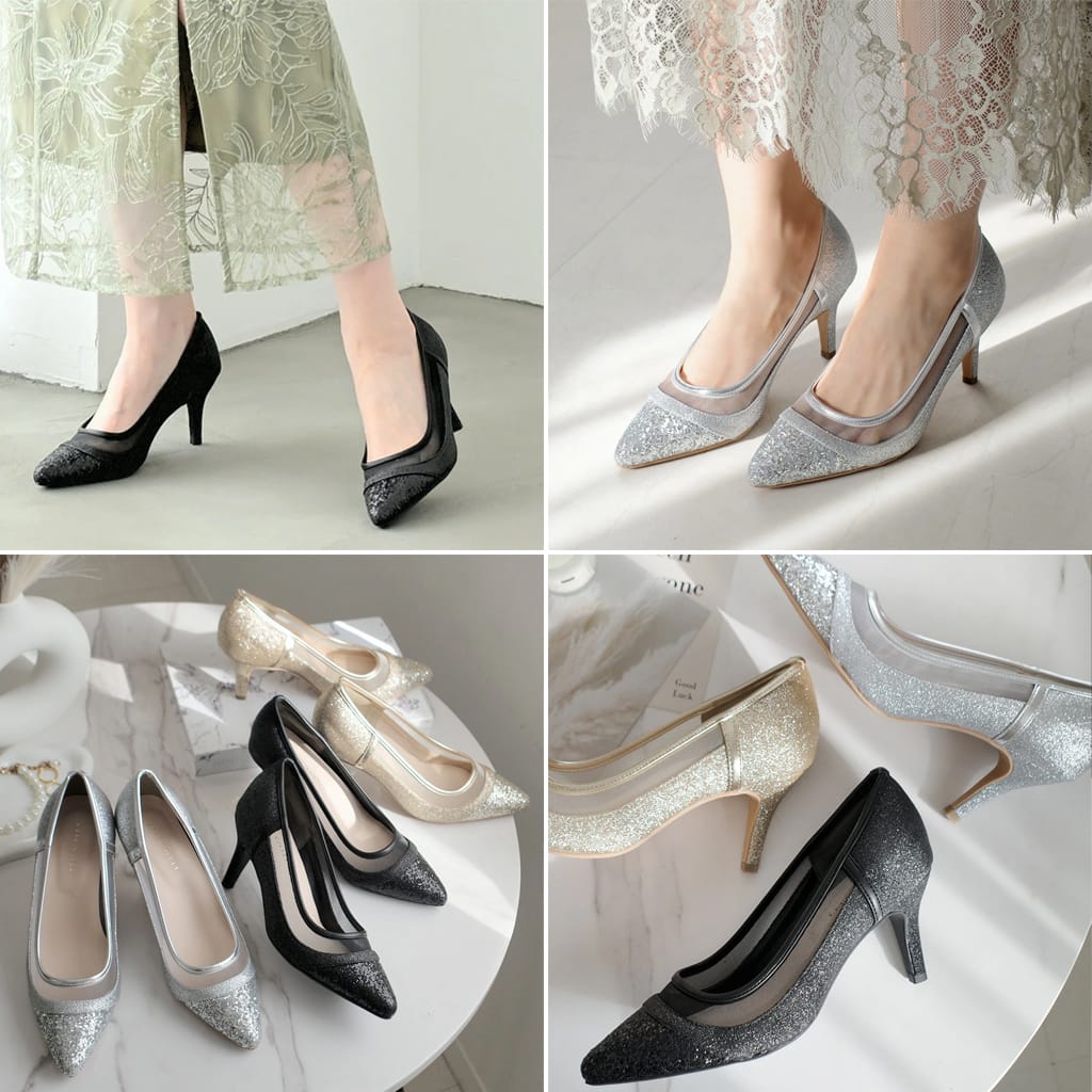 シアー素材で透明感＆抜け感をプラス！ 2026年最新シースルーパンプス特集