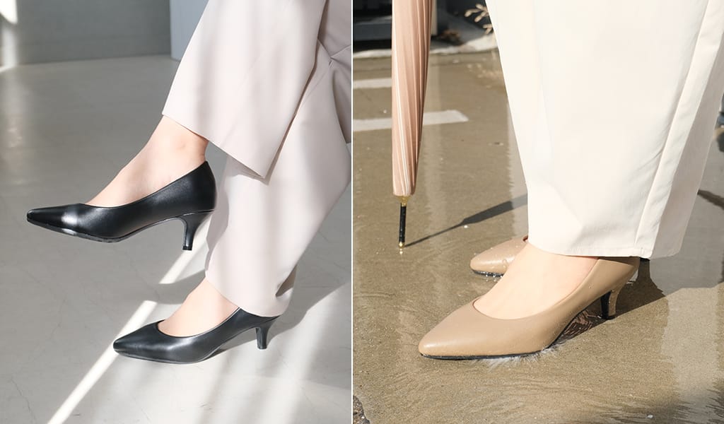 【2026年最新版】雨でもおしゃれに快適に。通勤にも頼れる“歩きやすいレインパンプス”