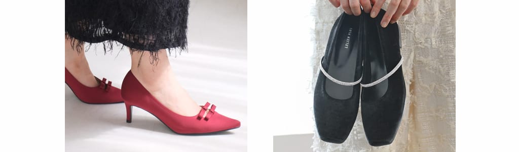 クリスマスのお出かけに。カジュアルすぎない、きれいめファー＆華やかシューズ特集