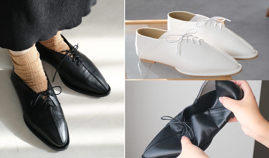 大人のための新・フラット靴。「ミニマルソール」で一歩先ゆく足元に
