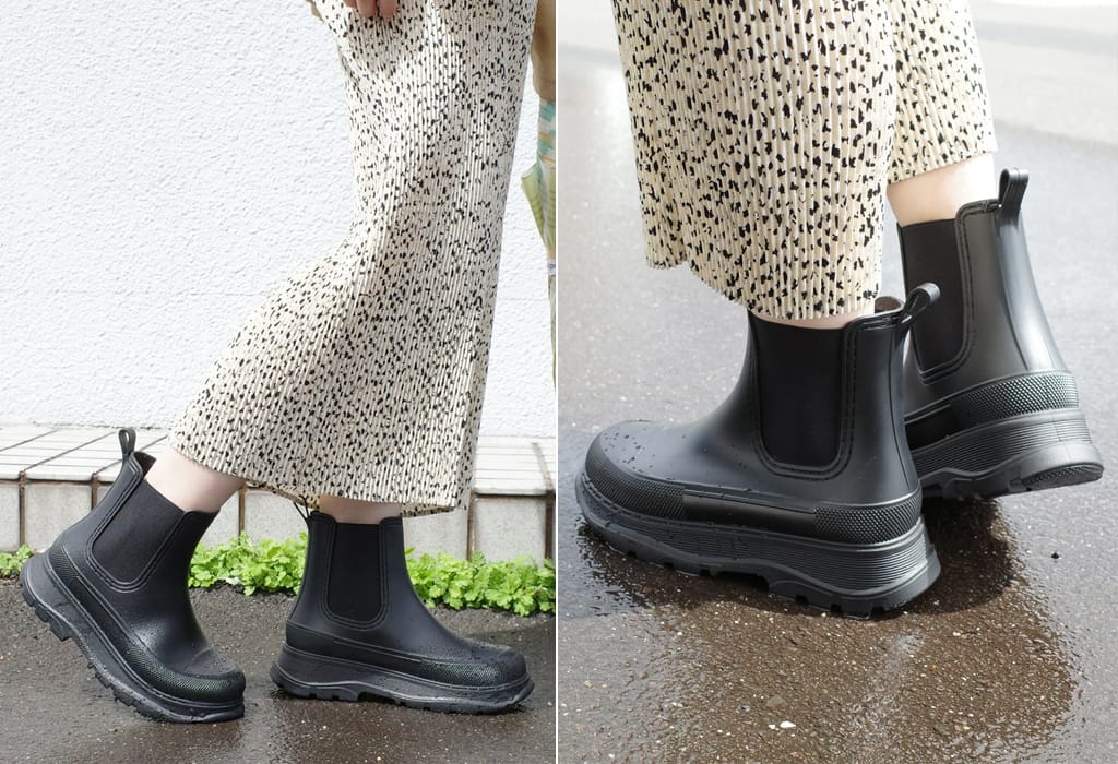 ストレスゼロの梅雨支度。脱ぎ履き楽ちん♪な「サイドゴアレインブーツ」の選び方