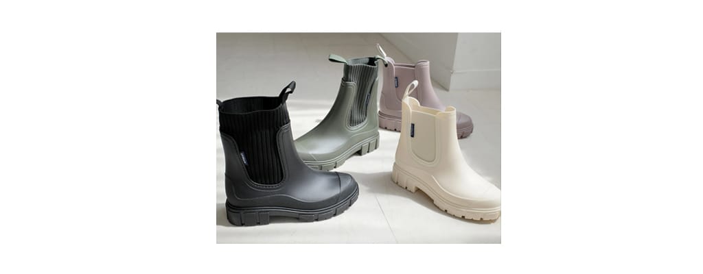 ストレスゼロの梅雨支度。脱ぎ履き楽ちん♪な「サイドゴアレインブーツ」の選び方