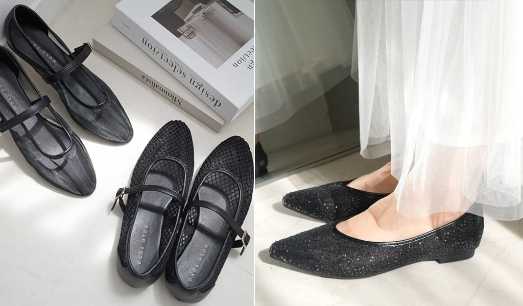 計算されたシアー感で涼しげに。『素足を見せない大人の品格』夏のメッシュ&チュールパンプス