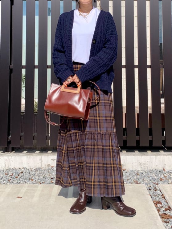 ワイドスクエアトゥブーツ レディース