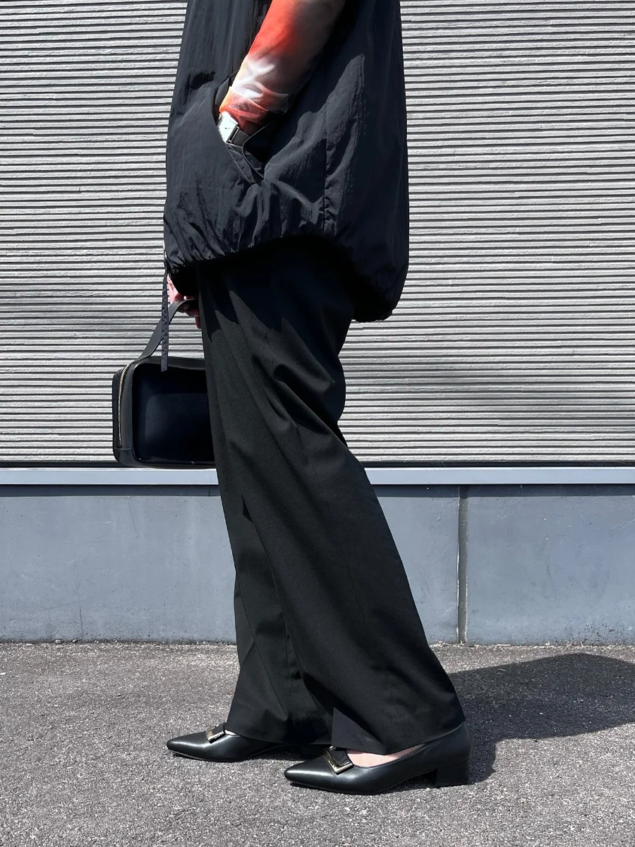 モチーフパンプス ローヒール レディース