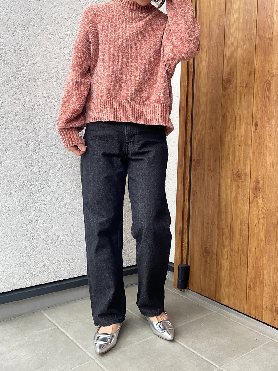バックルモチーフ フラットパンプス レディース