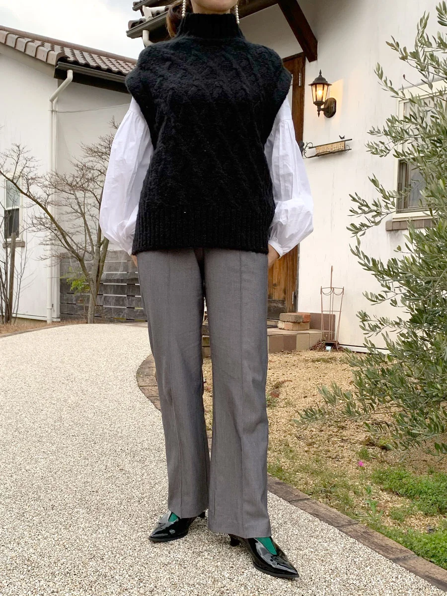 ポインテッドトゥ メリージェーン パンプス  ストラップ レディース
