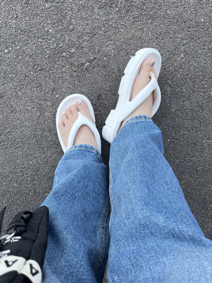厚底 トング サンダル ビーチサンダル レディース