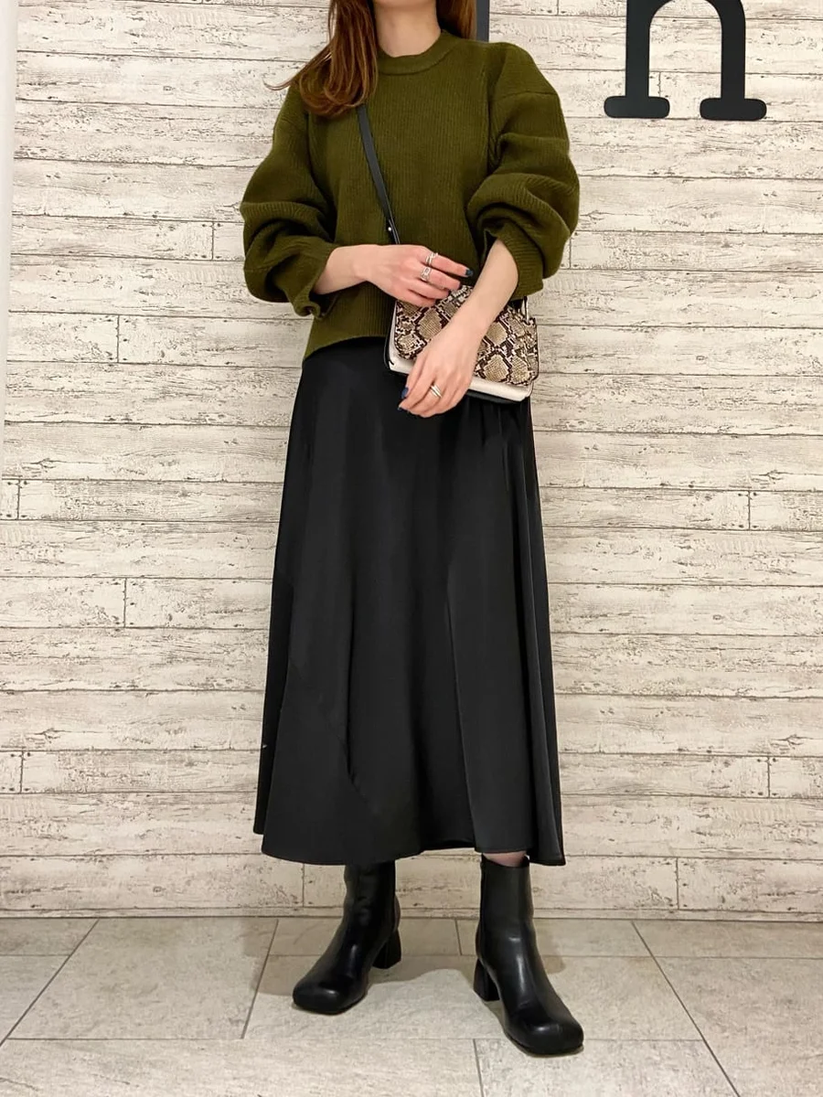ワイドスクエアトゥ ブーツ ショートブーツ レディース