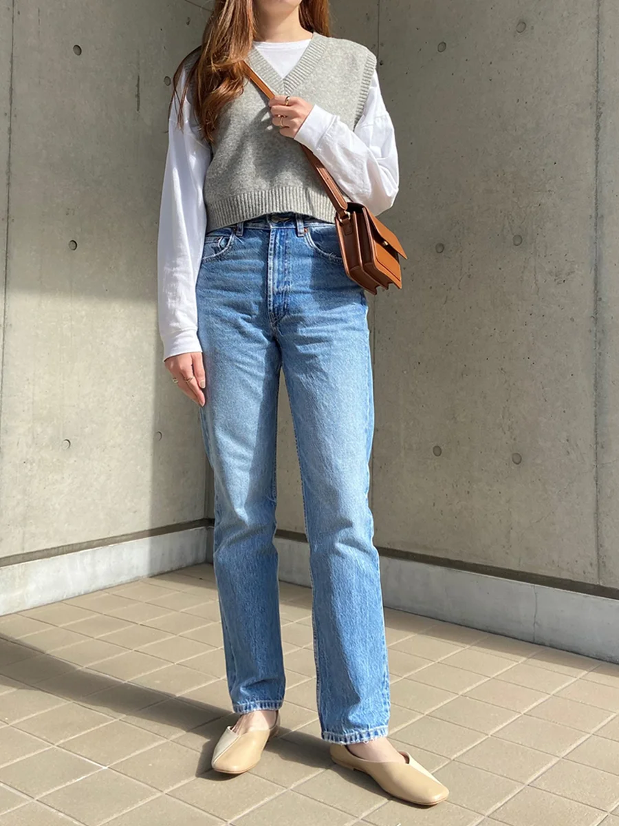 Vカットスクエアトゥパンプス レディース