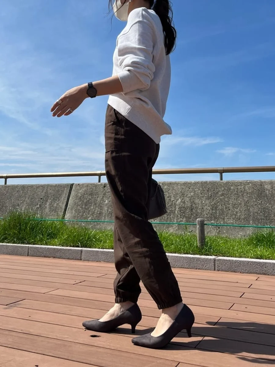 ポインテッドトゥ パンプス 5cmヒール レディース