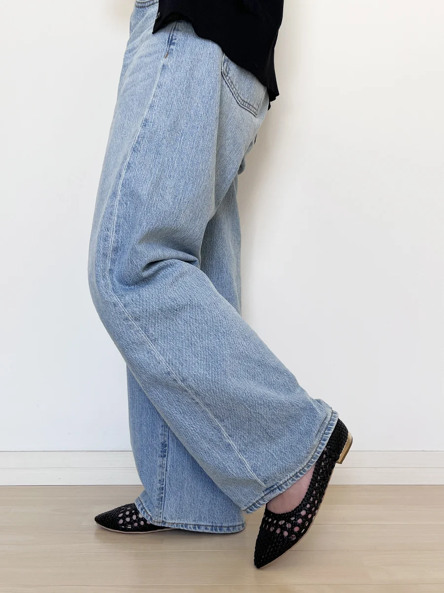 ゴールドヒール メッシュパンプス レディース