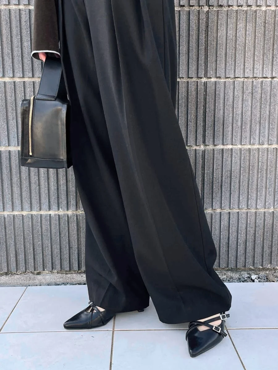 バックストラップ ミュール クロスストラップ レディース