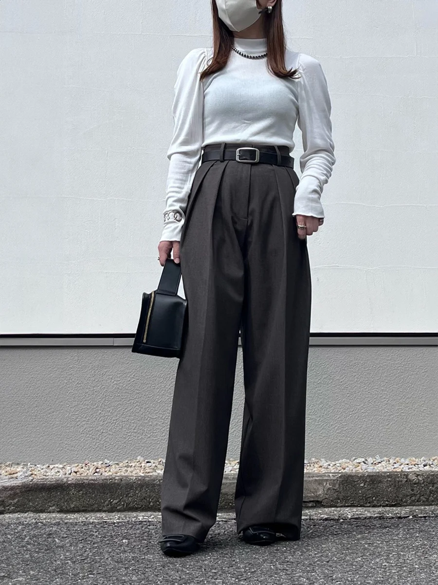 バックルモチーフ ポインテッドトゥ パンプス レディース
