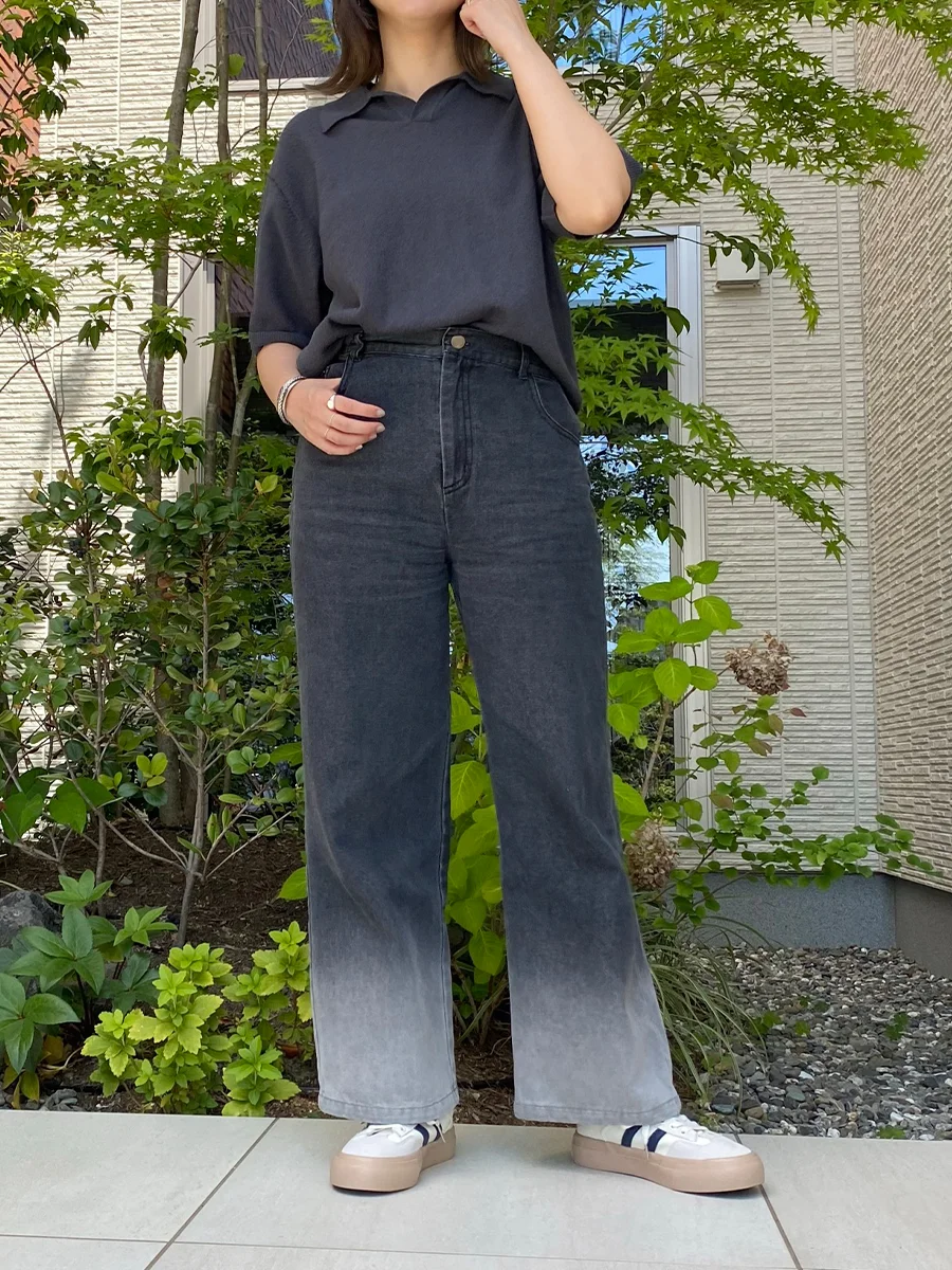 厚底 サイドライン スニーカー レディース