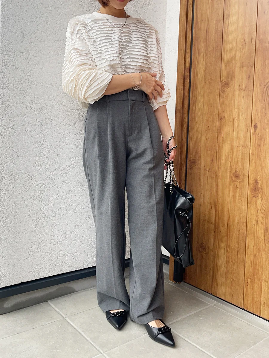 チェーンモチーフ フラットパンプス レディース