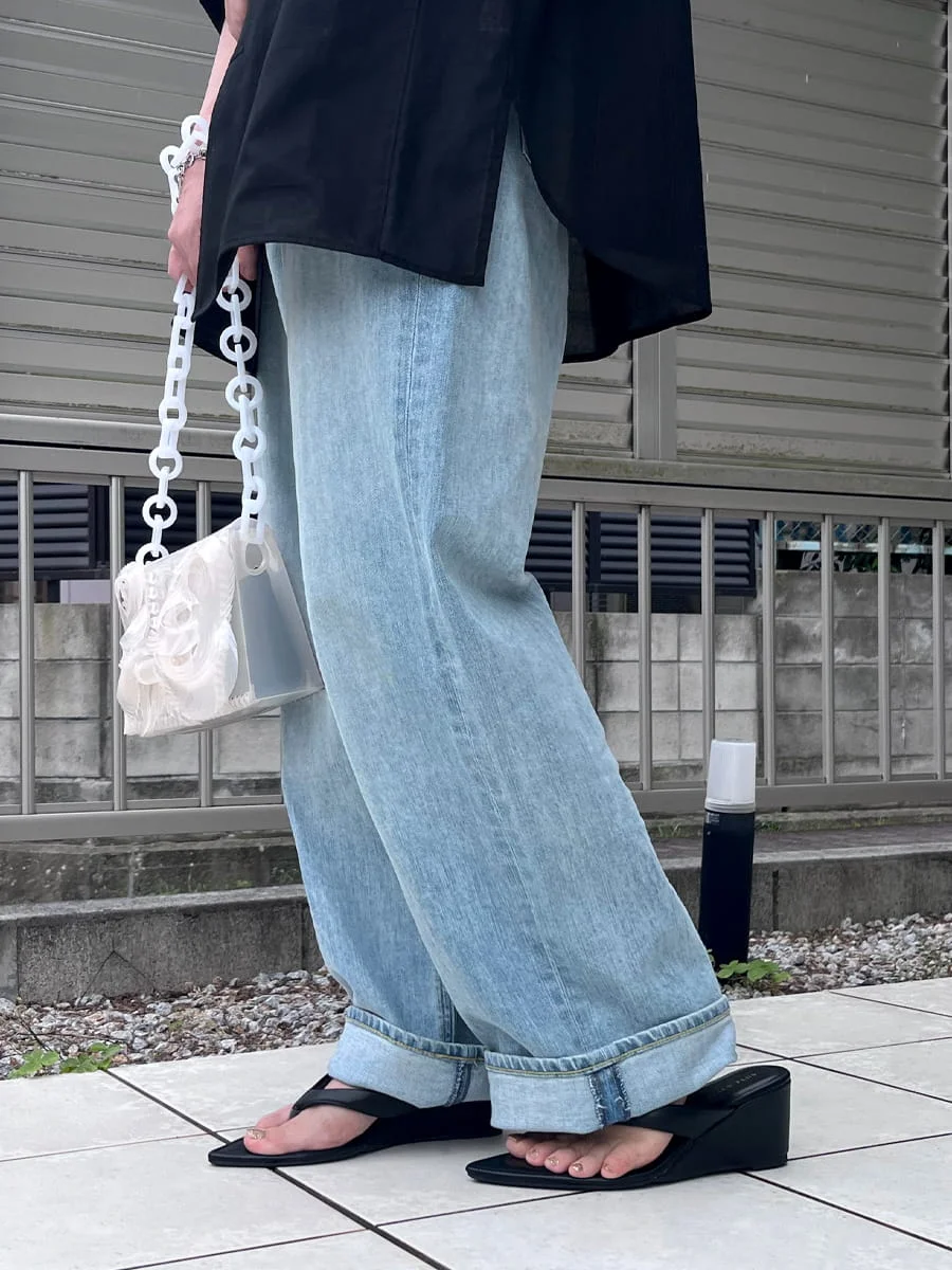 ポインテッドトゥ トング サンダル レディース