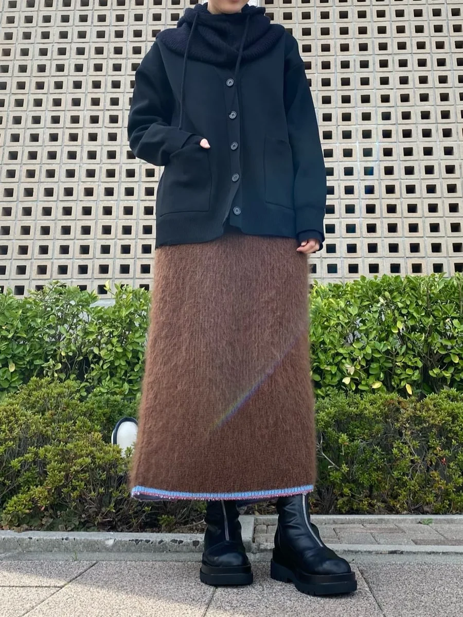 フロントジップブーツ レディース