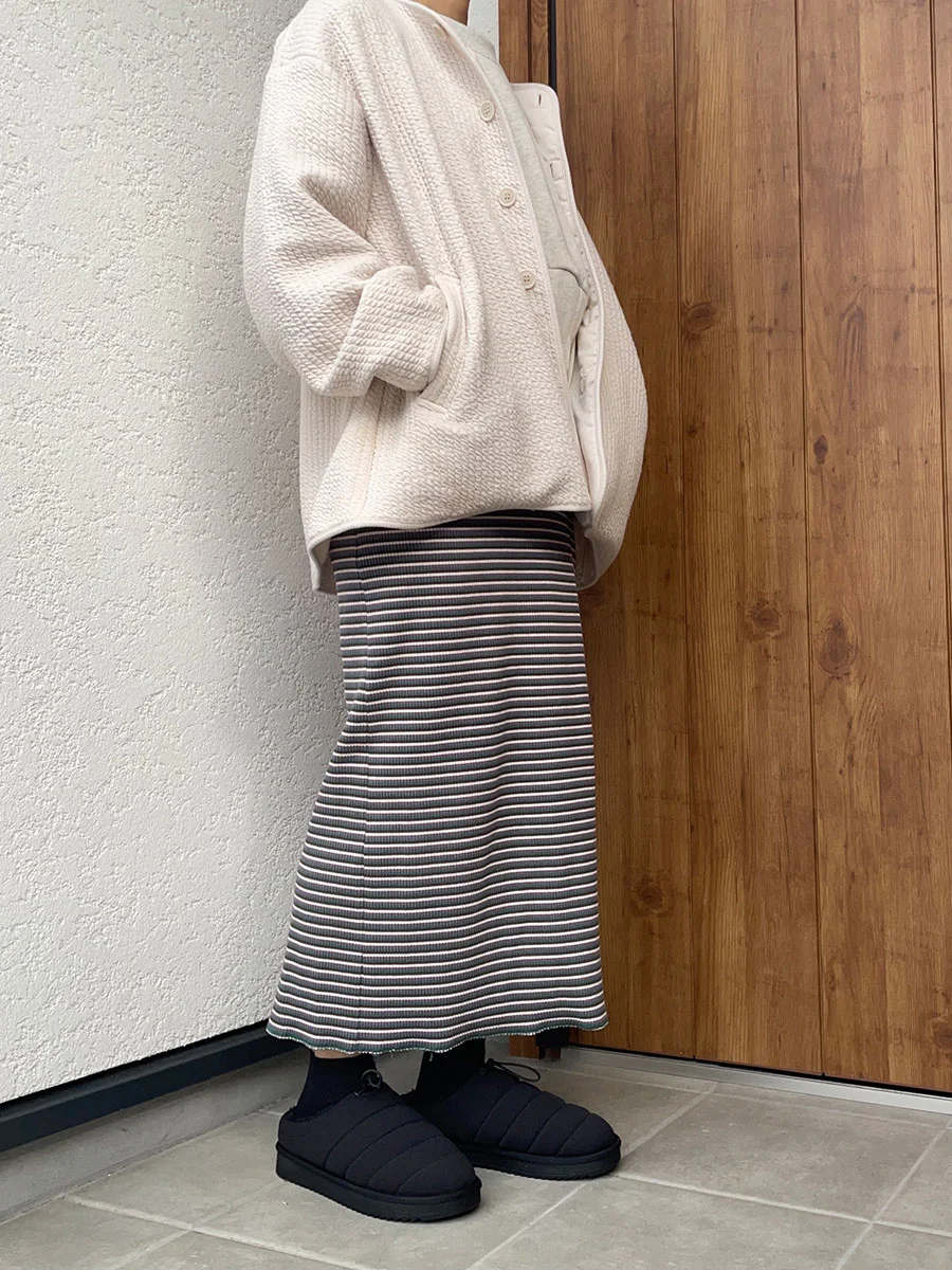 撥水 モックシューズ スリッポン レディース