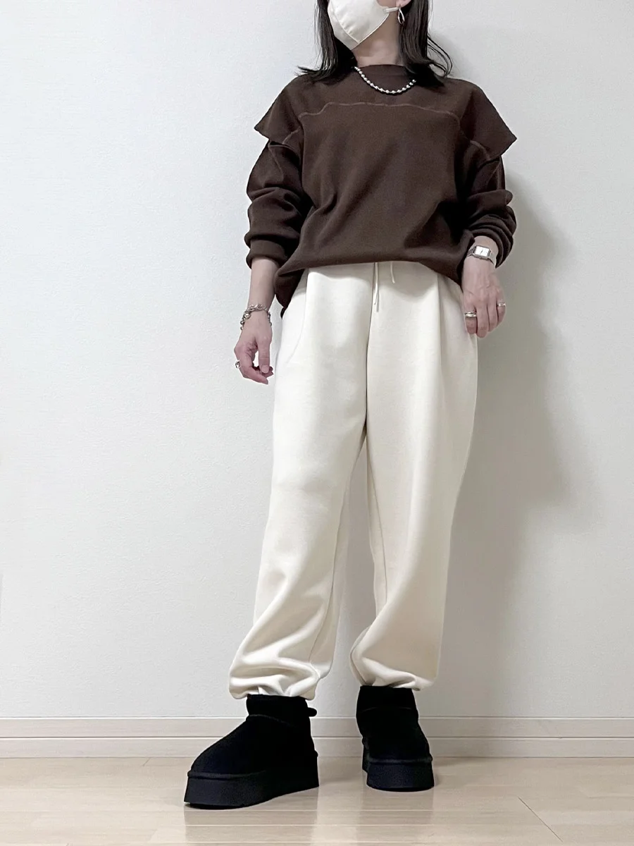 厚底 ムートンブーツ ショート レディース