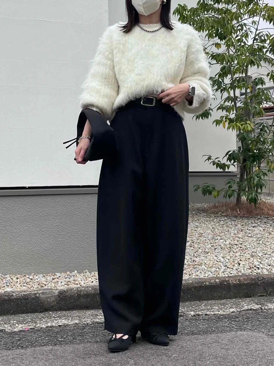 リボン カットアウト ポインテッドトゥ パンプス レディース