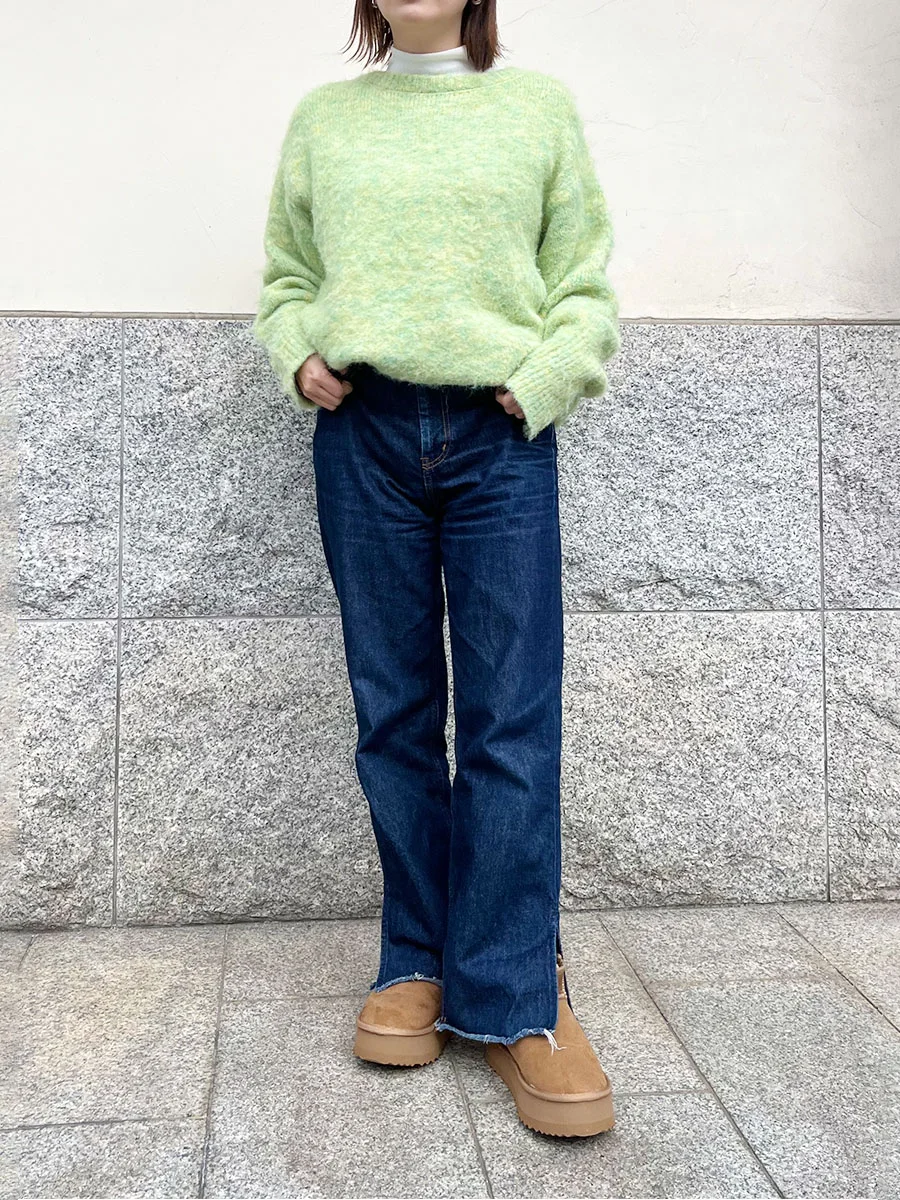 厚底 ムートンブーツ ショート レディース